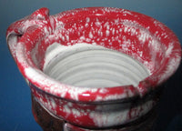 Tea Mug Red over White