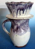 Pourover with Matching Mug Purple over White