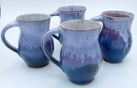Large Mug Purple over Teal Blue