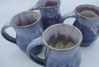 Large Mug Purple over Teal Blue