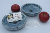 Apple Baker with instructions Three tone Teal