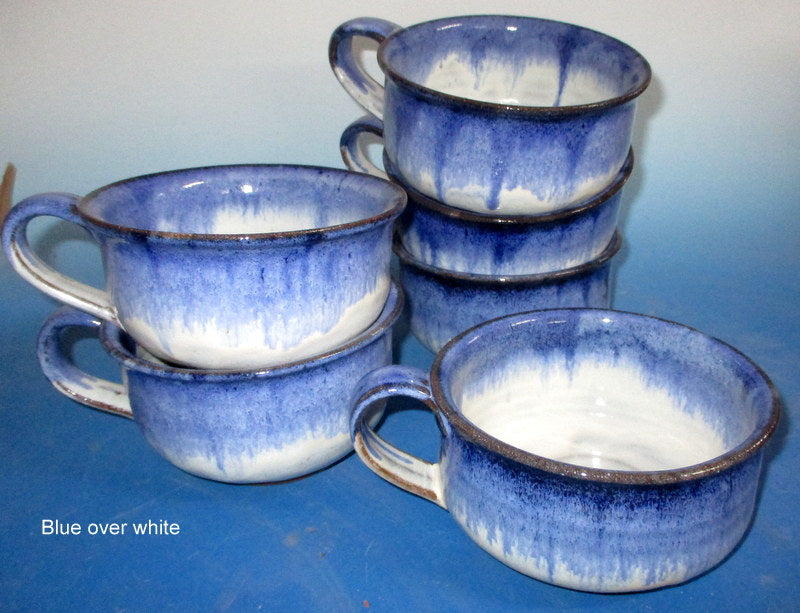 Chowder Bowl Blue – Groundhog Blues Pottery